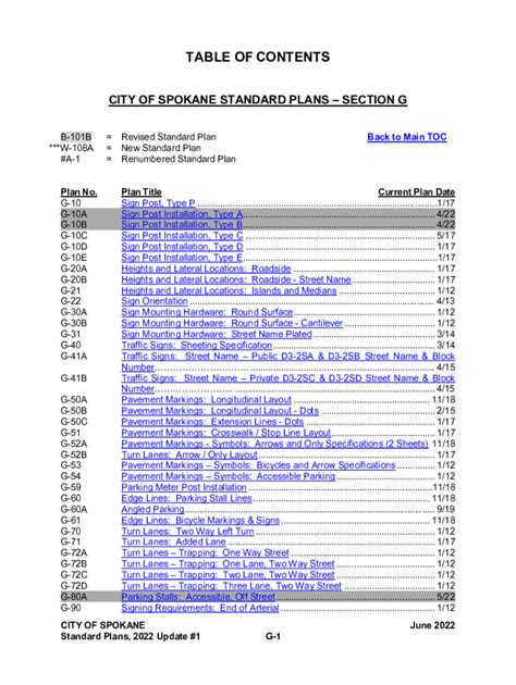 city of spokane standard plans|Standard Plans .